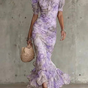 Racquella Vintage Floral Maxi Dress