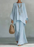 Relaxed Linen Two-Piece Lounge Set