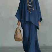 Relaxed Linen Two-Piece Lounge Set