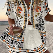 Summer Printed Two-Piece Set