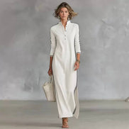 Minimal Long Sleeve Maxi Dress