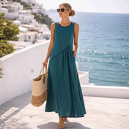 Chic Summer Flow Midi Dress
