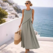Chic Summer Flow Midi Dress