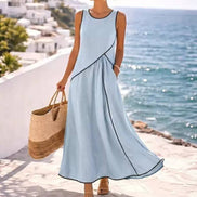 Chic Summer Flow Midi Dress