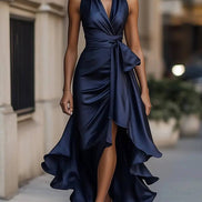 Audrey Lunara Wrap Maxi Dress