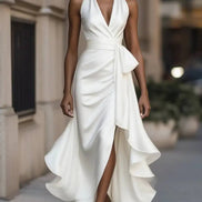 Audrey Lunara Wrap Maxi Dress