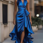Audrey Lunara Wrap Maxi Dress