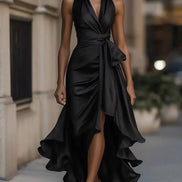 Audrey Lunara Wrap Maxi Dress