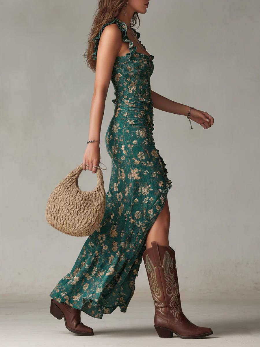 Yarra Boho Retro Maxi Dress