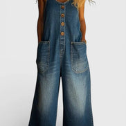 Alba Vintage Denim Jumpsuit