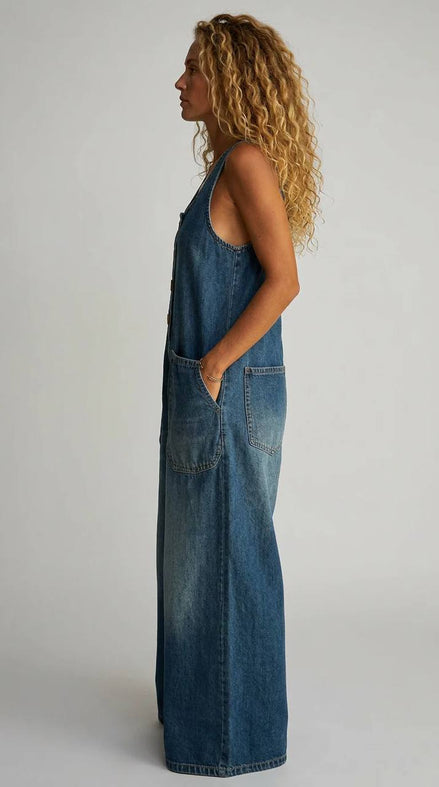Alba Vintage Denim Jumpsuit