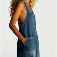 Alba Vintage Denim Jumpsuit