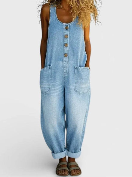 Alba Vintage Denim Jumpsuit