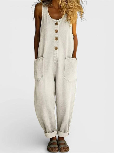 Alba Vintage Denim Jumpsuit
