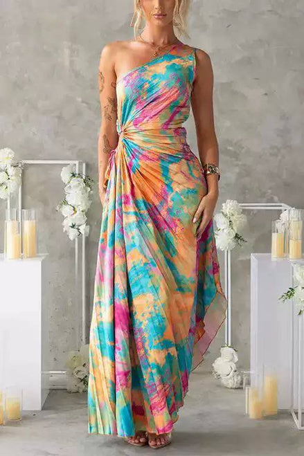 Bold One-Shoulder Cut-Out Dress
