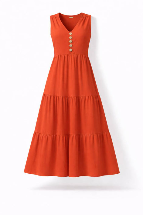 Sleeveless Midi Dress