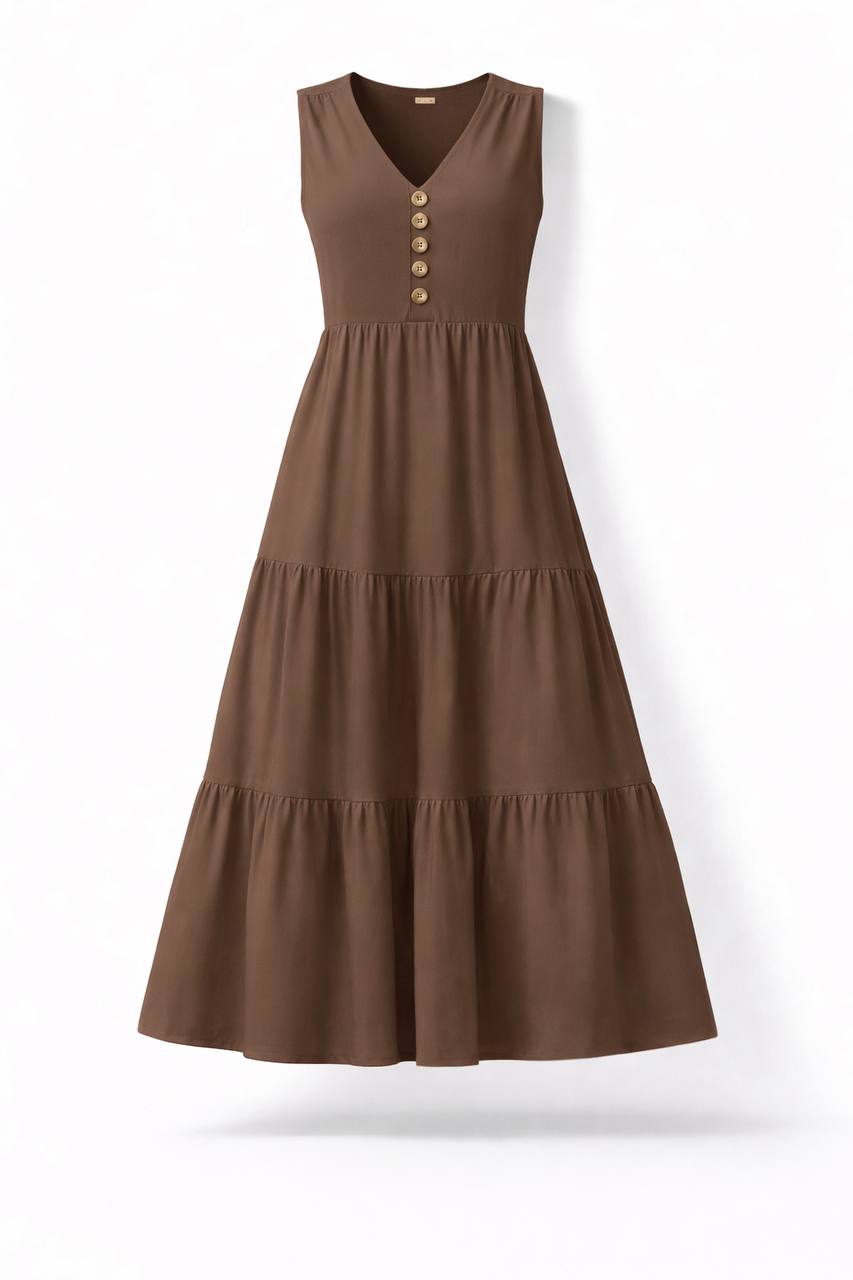 Sleeveless Midi Dress