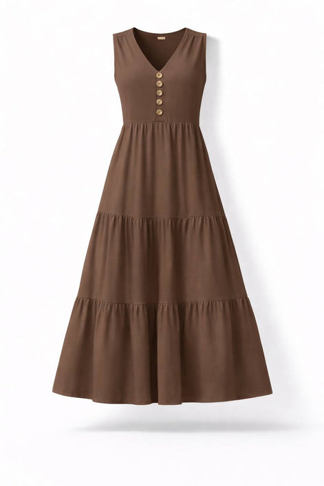 Sleeveless Midi Dress