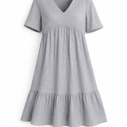 Feminine Tiered Mini Dress