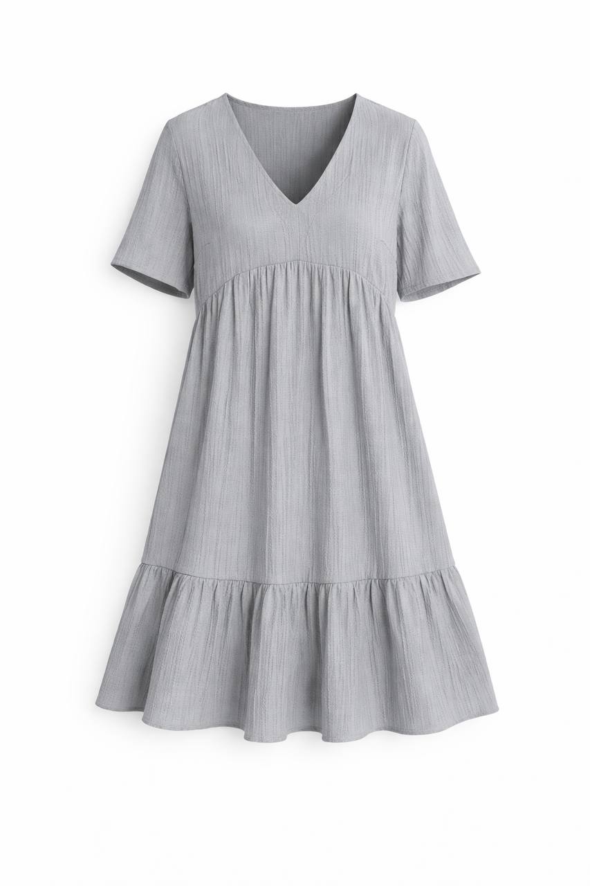 Feminine Tiered Mini Dress