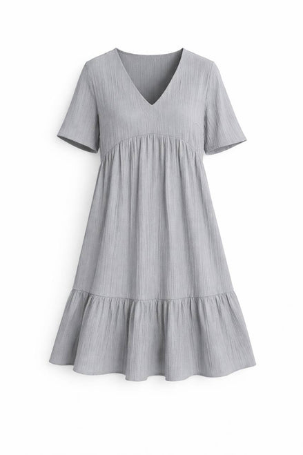 Feminine Tiered Mini Dress