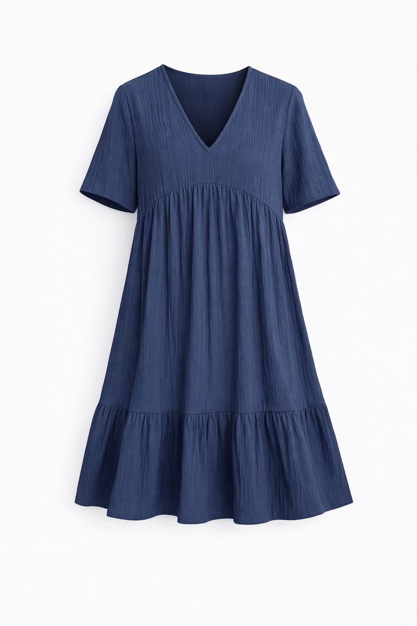 Feminine Tiered Mini Dress