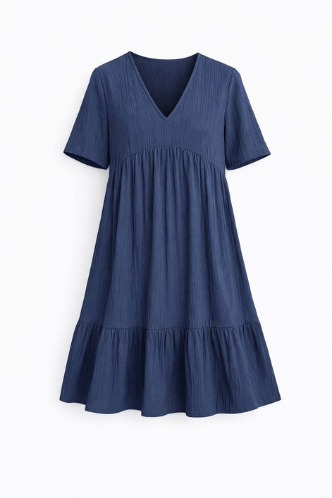 Feminine Tiered Mini Dress