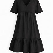 Feminine Tiered Mini Dress