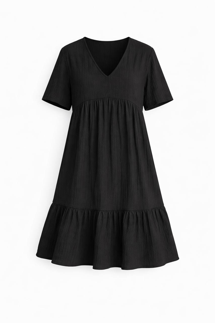 Feminine Tiered Mini Dress