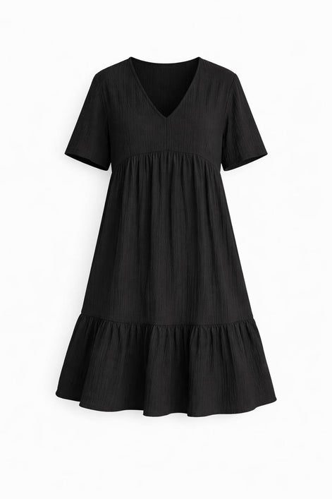 Feminine Tiered Mini Dress