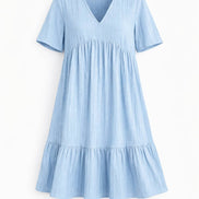 Feminine Tiered Mini Dress