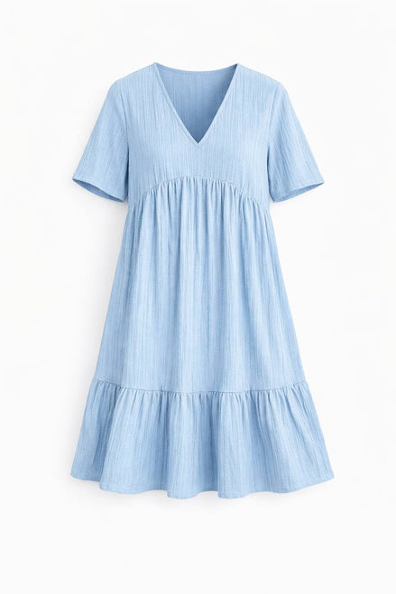 Feminine Tiered Mini Dress