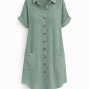 Button-Down Shirt Dress