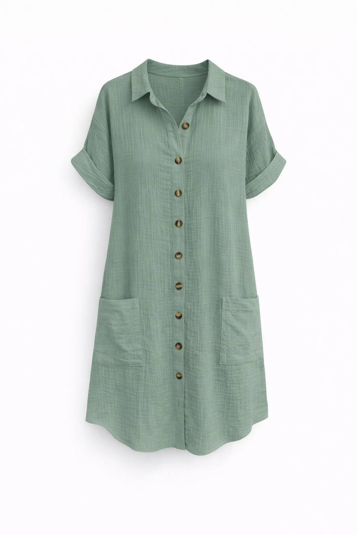 Down Shirt Dress