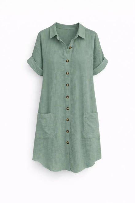 Button-Down Shirt Dress