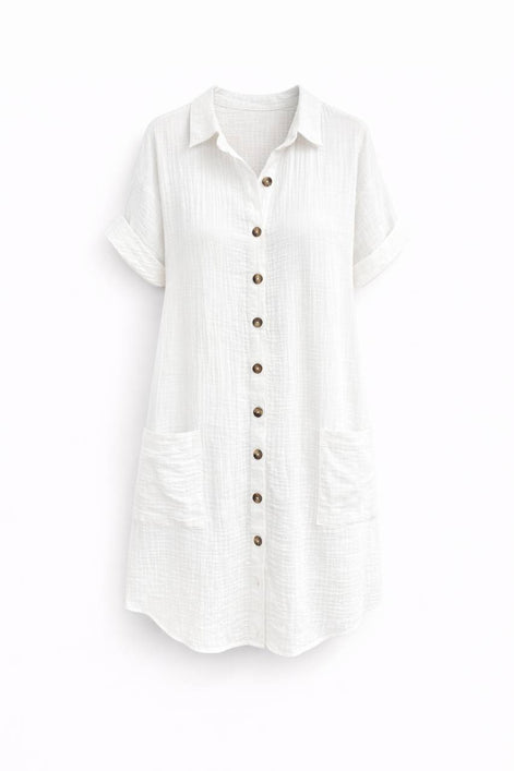 Button-Down Shirt Dress