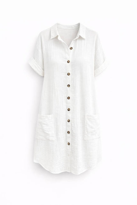 Button-Down Shirt Dress
