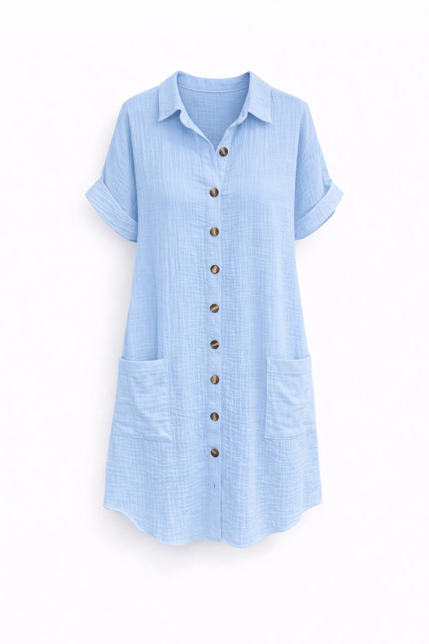 Down Shirt Dress