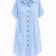 Button-Down Shirt Dress