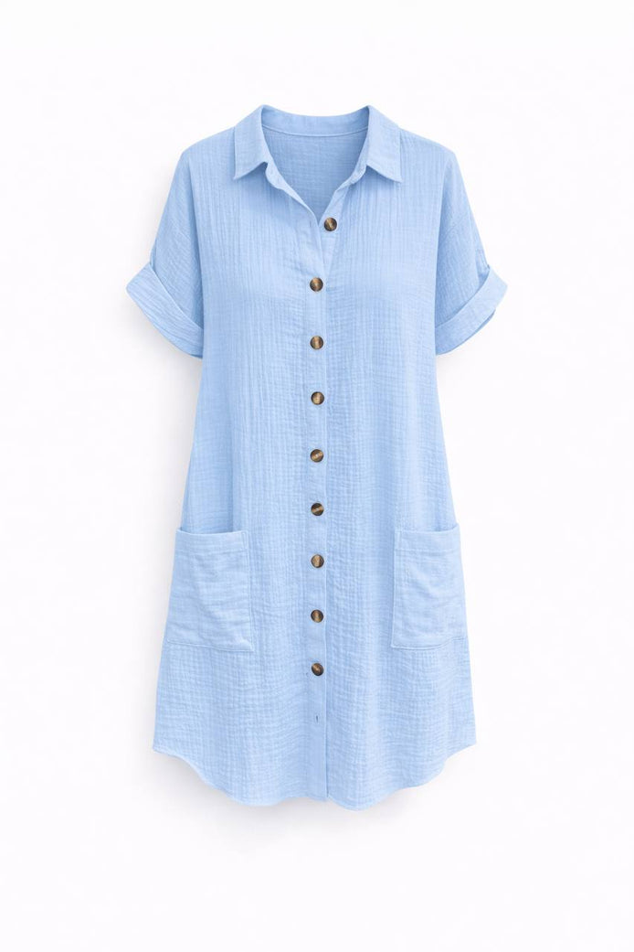 Button-Down Shirt Dress