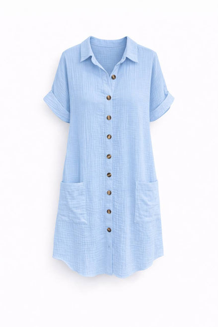 Button-Down Shirt Dress