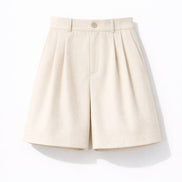 High-Waisted Casual Shorts