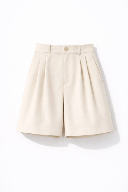 High-Waisted Casual Shorts