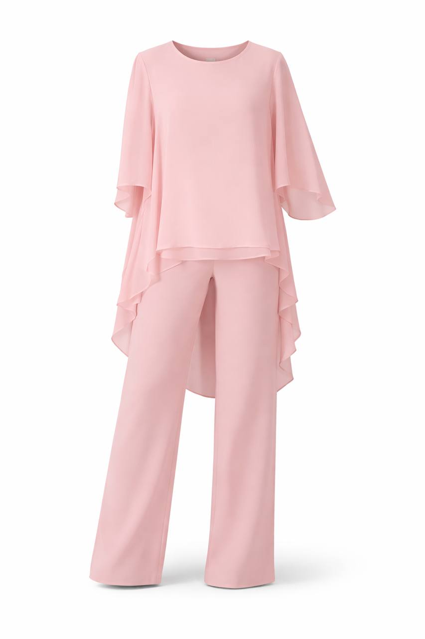 Chiffon Two-Piece Set