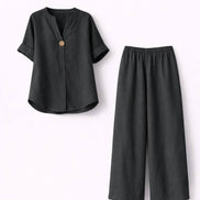 Loose Linen Two-Piece Set