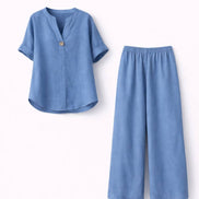Loose Linen Two-Piece Set