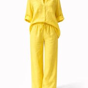 Casual Linen Two-Piece Set