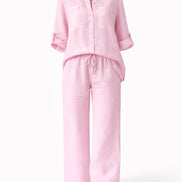 Casual Linen Two-Piece Set
