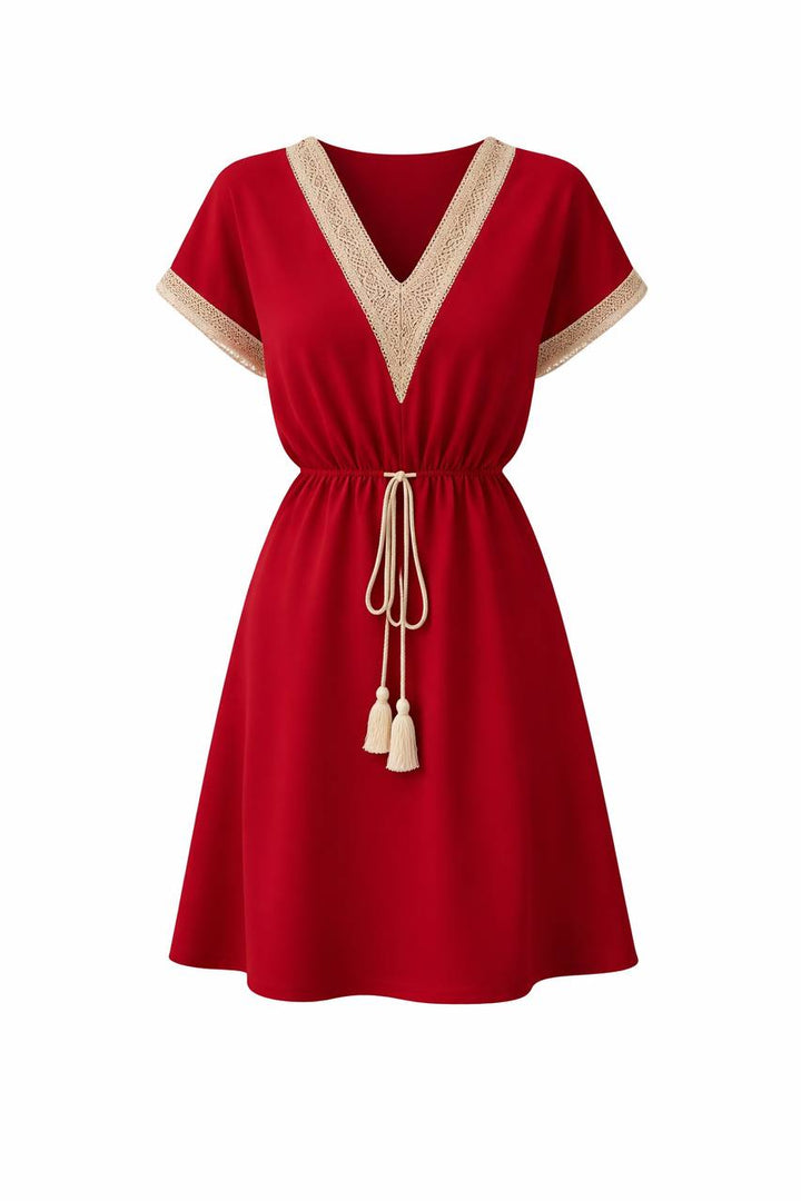 V Neck Dress