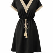 V-Neck Casual Dress